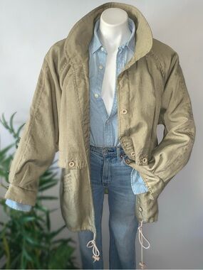 v i n t a g e :: Slouchy Classic Neutral Layered Trench Coat